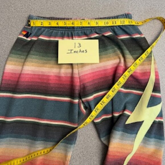 Aviator Nation Serape Bolt Stitch Sweatpants Size Large - Picture 9 of 10